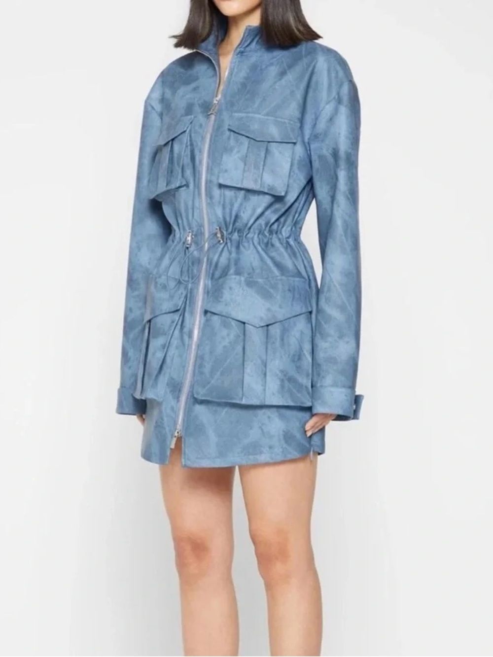 Maniere De Voir Faux Leather Dress US 10